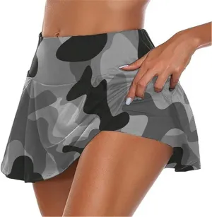 Running Shorts for Women Denim 2 in 1 High Waisted High Waisted Workout Shorts Tennis Shorts Plus Size Yoga Shorts