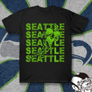 Seattle Seahawks Football Team Player Vintage Comfort Color Unisex Tshirt Tee Football Gameday Hoodie sweatshirt