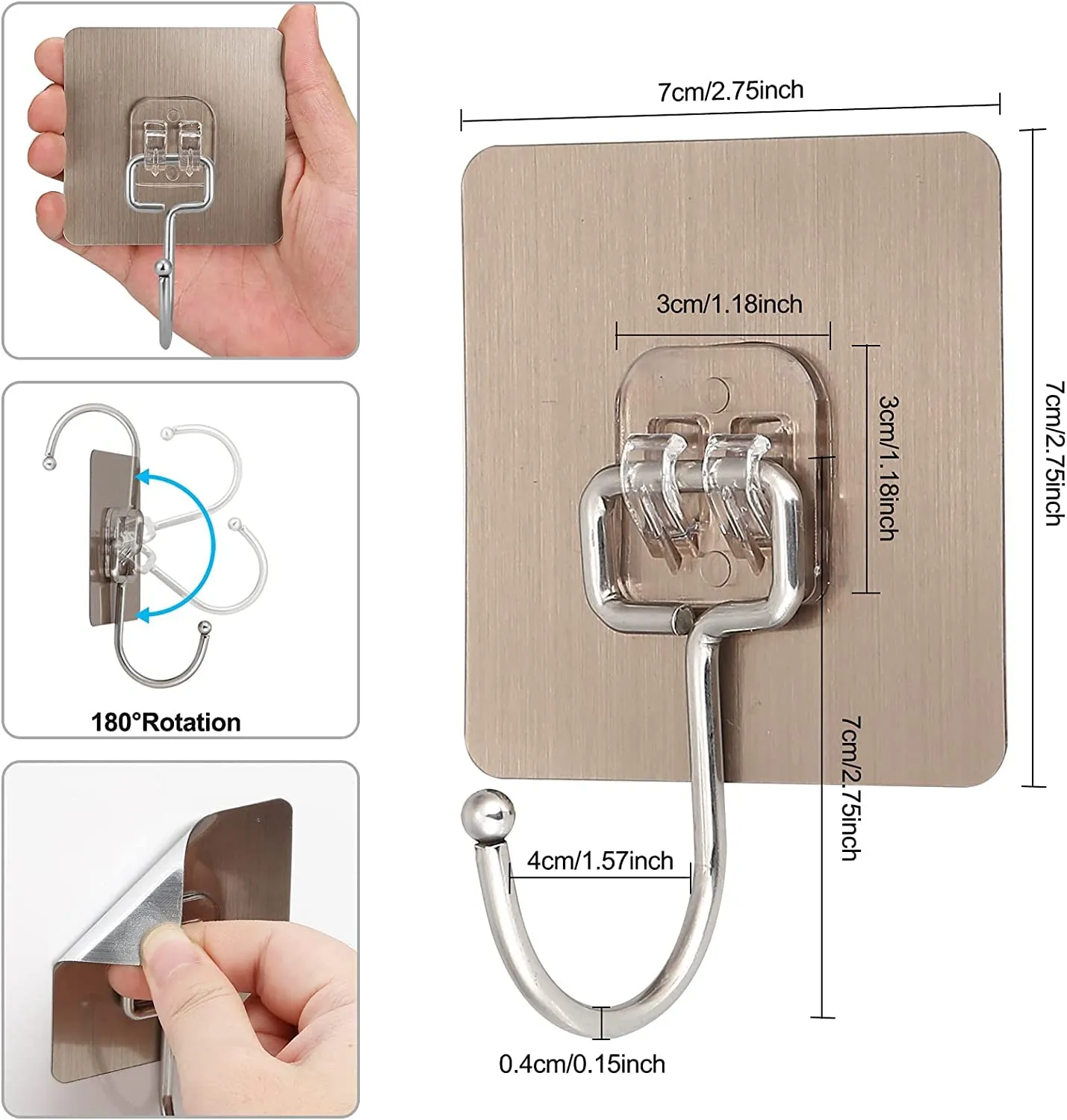 Self Adhesive Hook - Metal Big Hangers