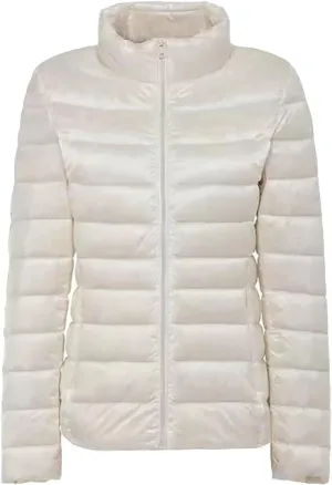 SHAOBGE Womens Dark Coat Women's Casual Solid Color Light Down Jacket White Duck Down Collar Down Jacket Orally Coat