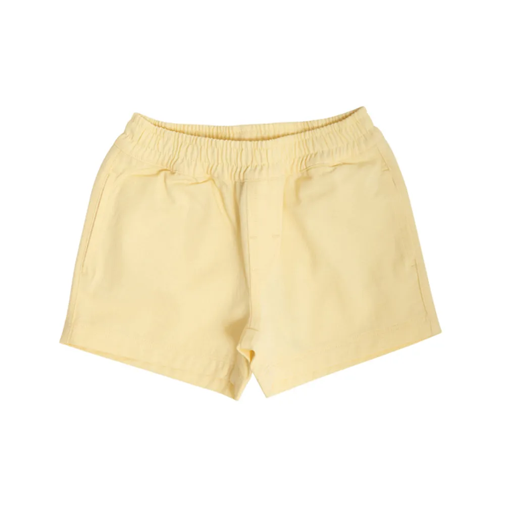 Sheffield Shorts - Bellport Butter Yellow with Buckhead Blue Stork