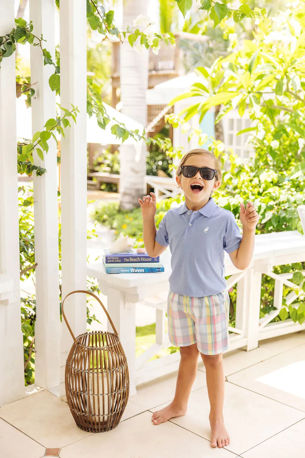 Shelton Shorts Tennis Pro Plaid With Turks Teal Stork