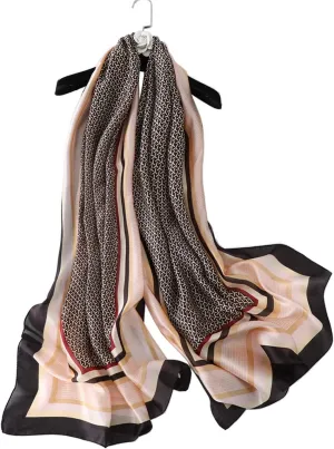 Silk Scarf Mulberry Silk Fashion Scarves Long Lightweight Shawl Wrap 