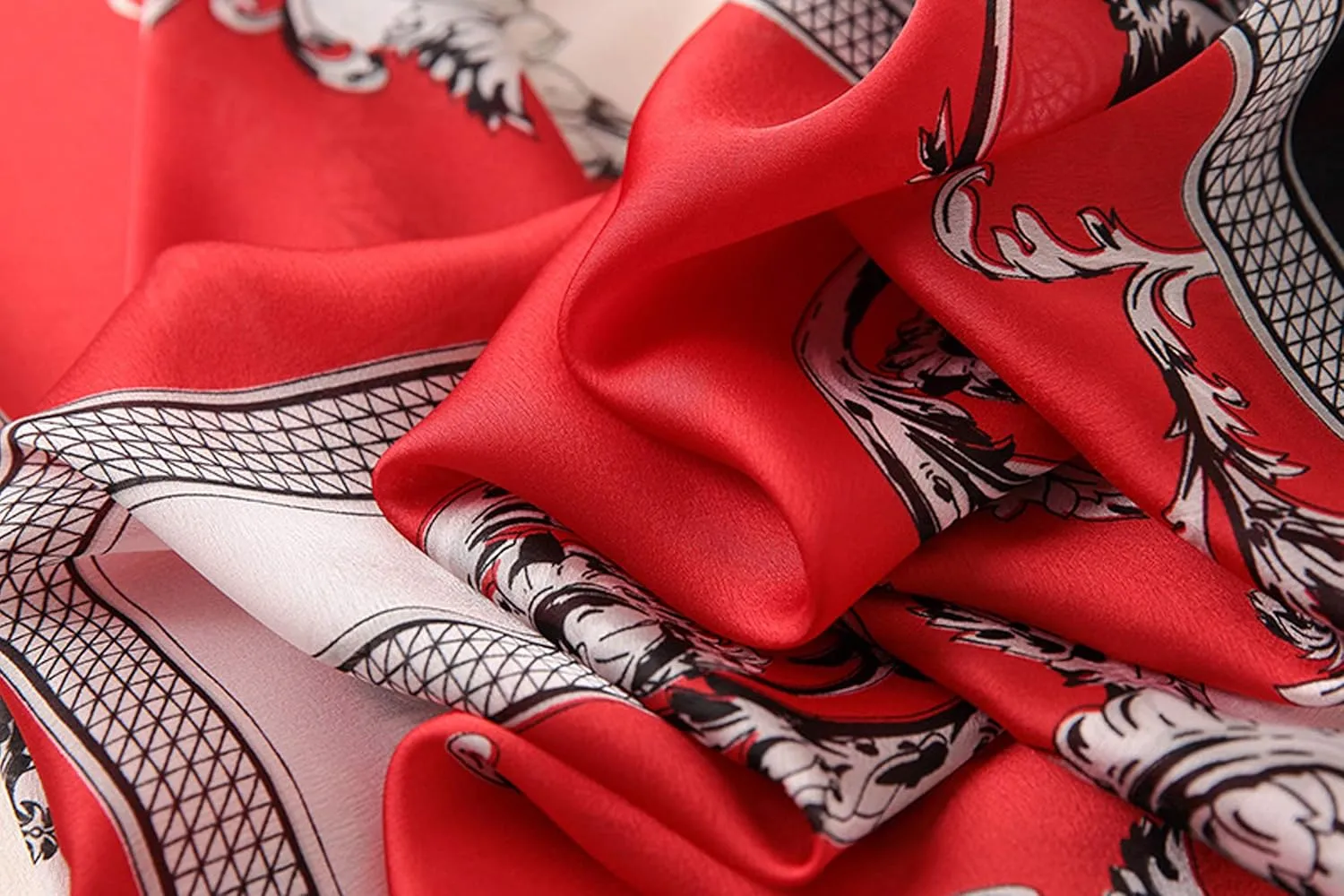 Silk Scarf Mulberry Silk Fashion Scarves Long Lightweight Shawl Wrap 