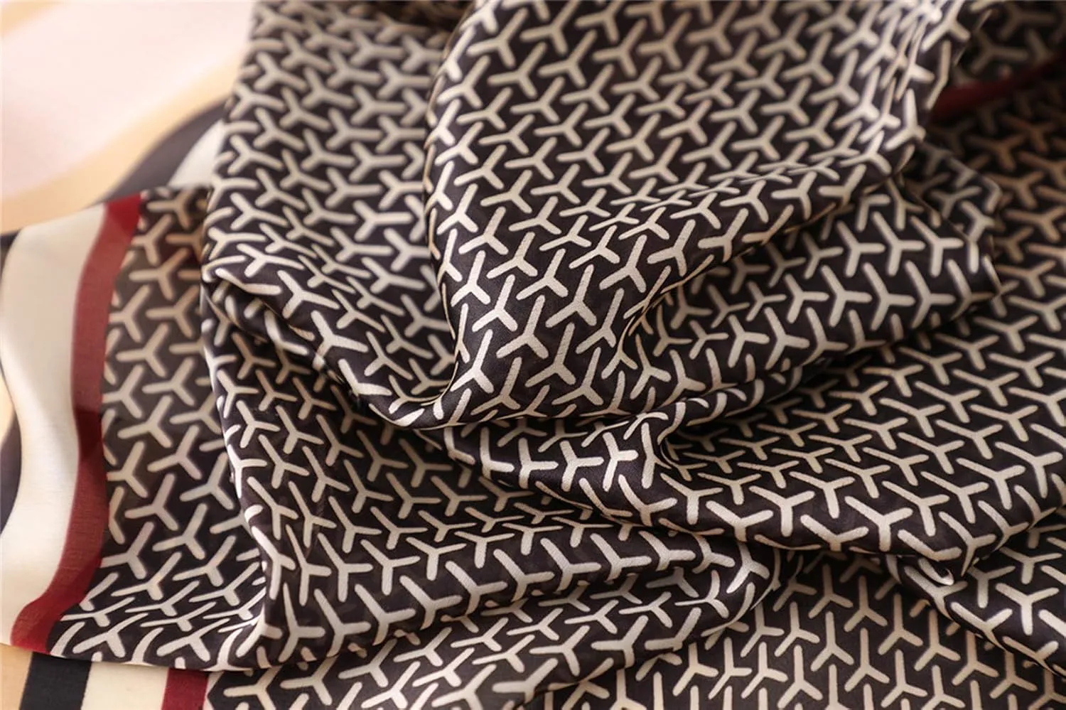 Silk Scarf Mulberry Silk Fashion Scarves Long Lightweight Shawl Wrap 