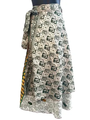 Silk Wrap Skirt