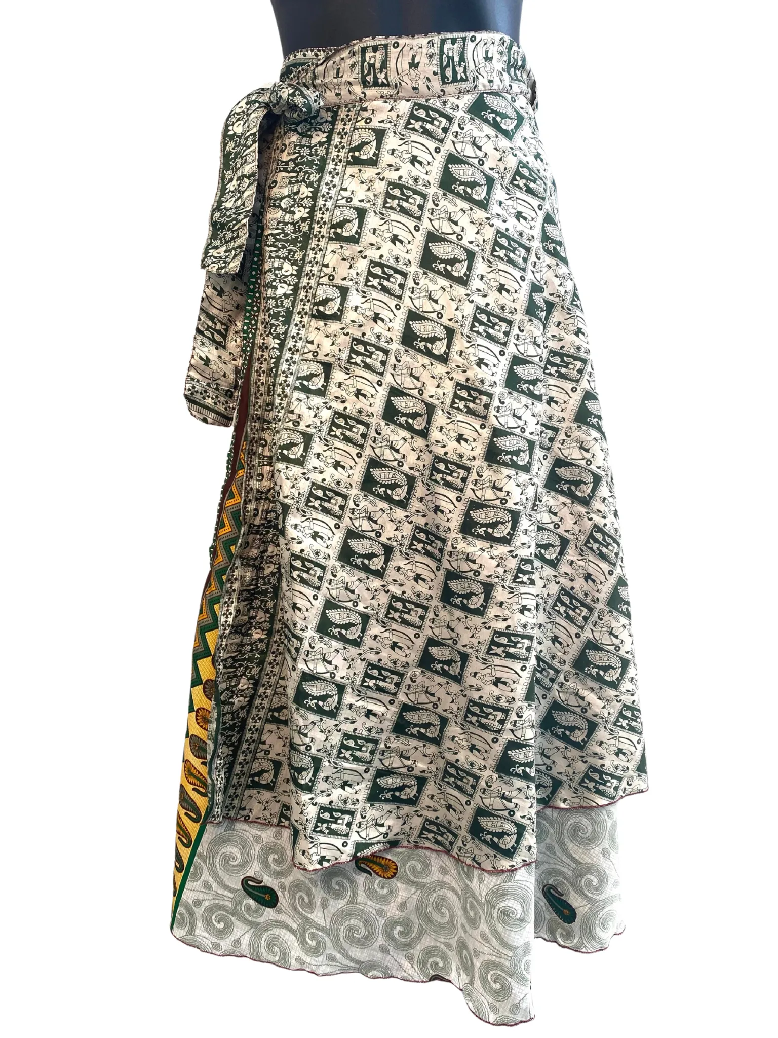 Silk Wrap Skirt