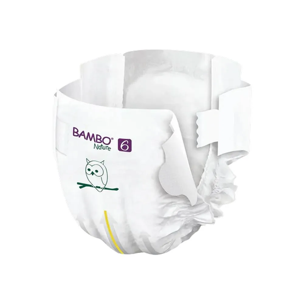 Size 6 Bambo Nature Pant Style Diapers - 18 Pants (15 kg)