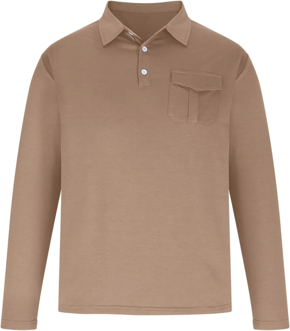 Slim Fit Polo Shirts for Men Muscle Basic Quick Dry Golf Polo Shirts Stretch Button Down Performance Shirts