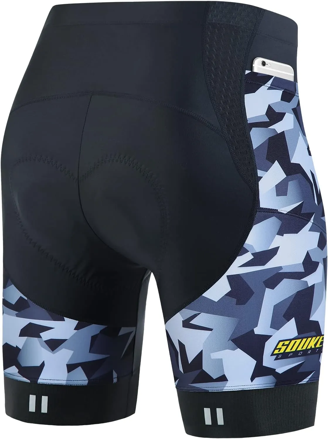 Souke Sports Padded Bike Shorts for Men Cycling Bicycle Shorts Comfortable Road Biking Pants