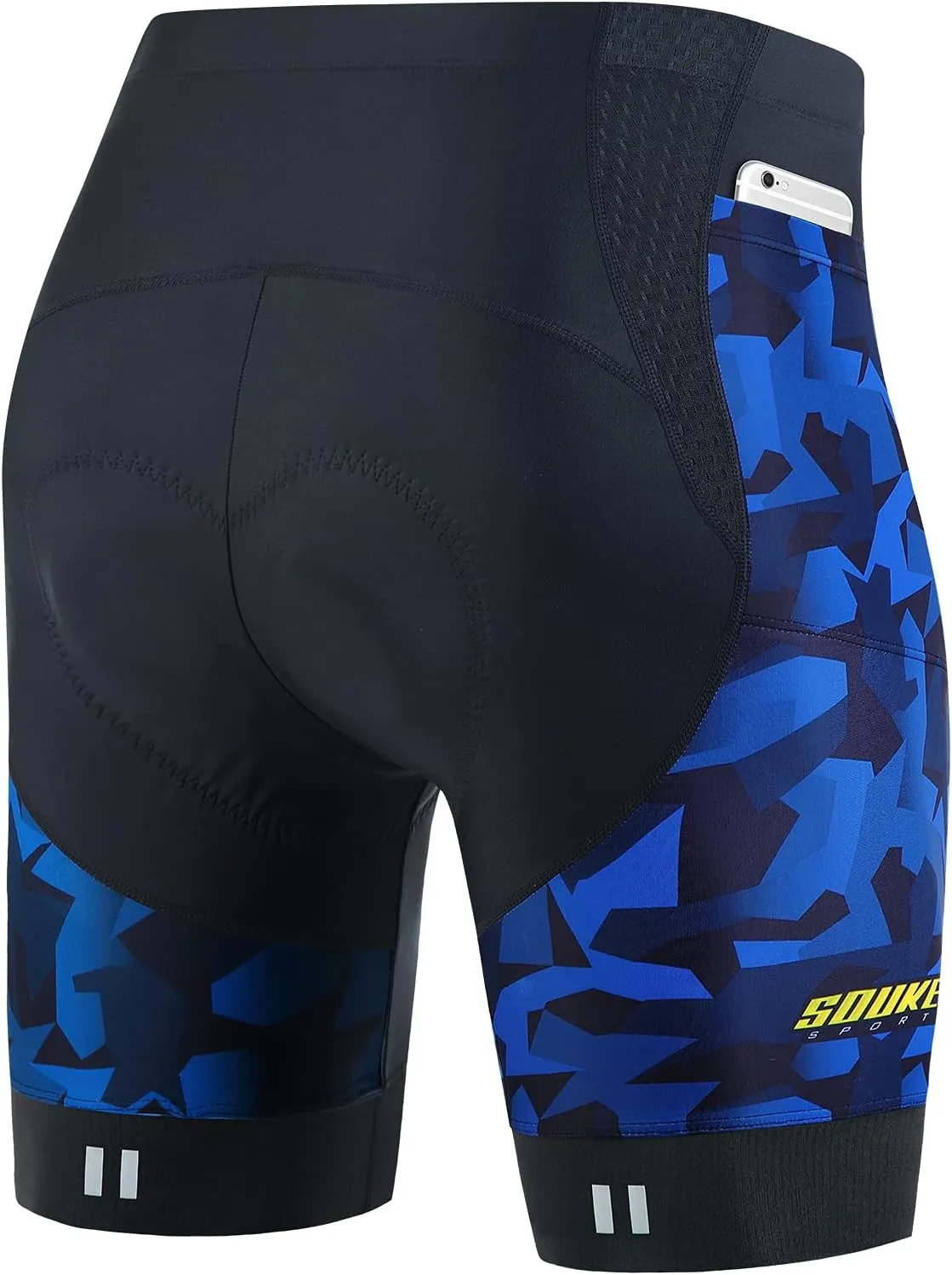 Souke Sports Padded Bike Shorts for Men Cycling Bicycle Shorts Comfortable Road Biking Pants