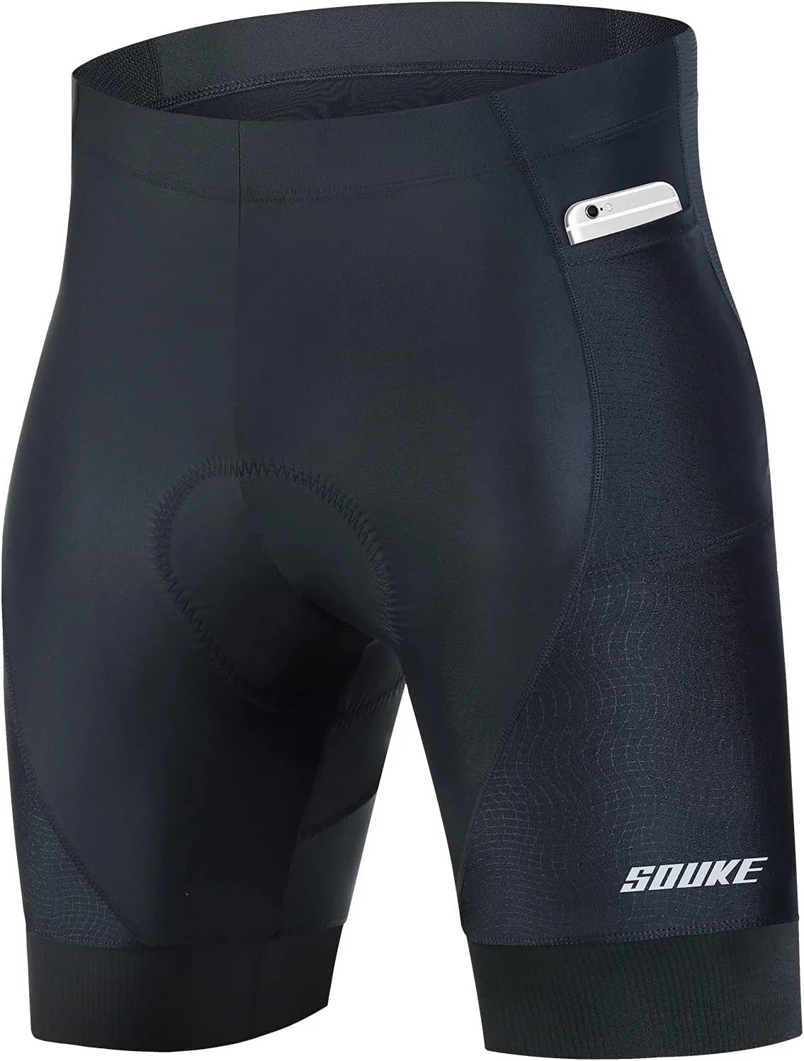 Souke Sports Padded Bike Shorts for Men Cycling Bicycle Shorts Comfortable Road Biking Pants