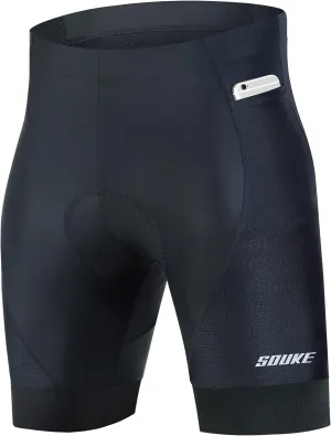 Souke Sports Padded Bike Shorts for Men Cycling Bicycle Shorts Comfortable Road Biking Pants