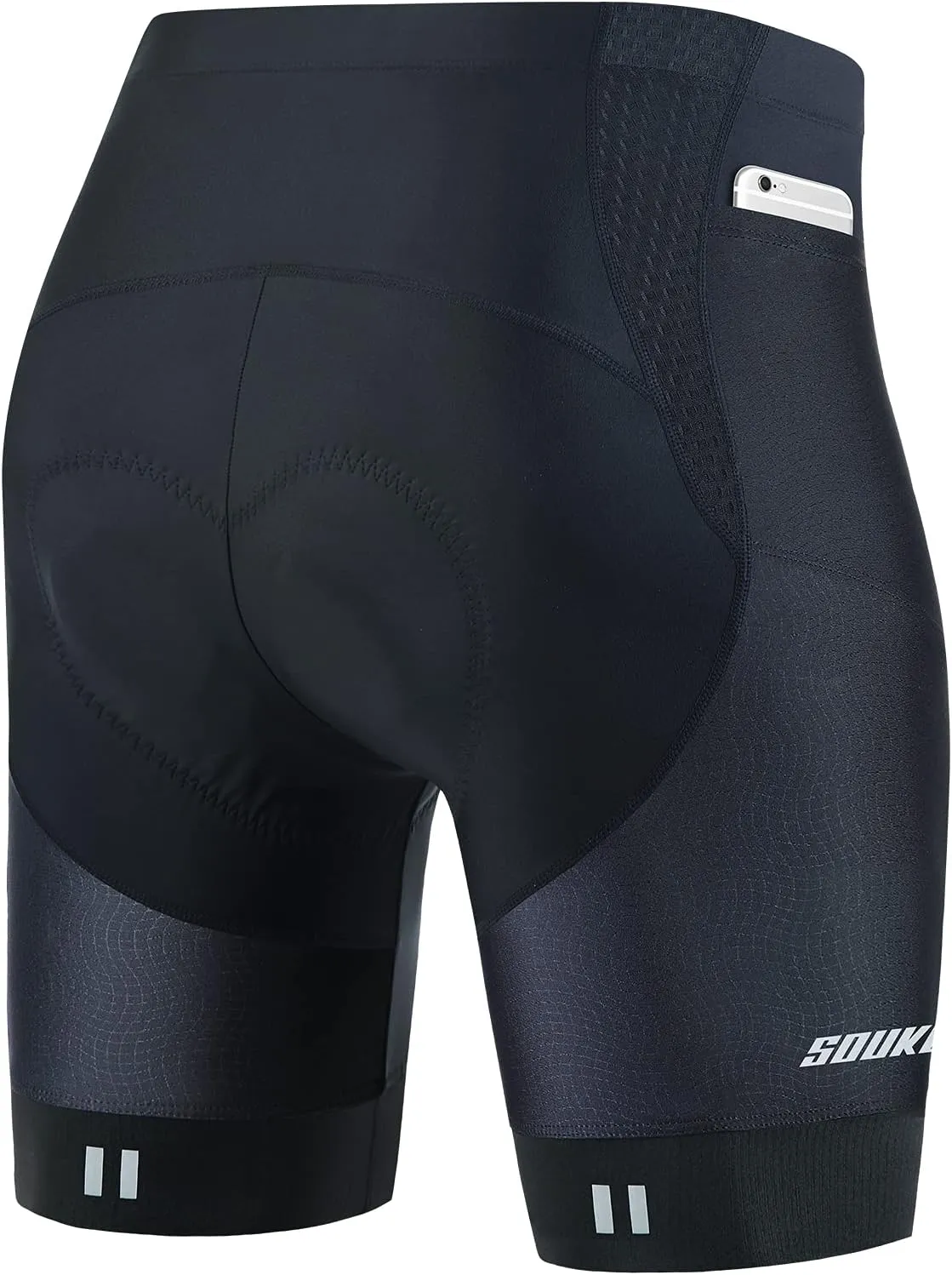 Souke Sports Padded Bike Shorts for Men Cycling Bicycle Shorts Comfortable Road Biking Pants