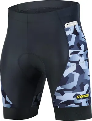 Souke Sports Padded Bike Shorts for Men Cycling Bicycle Shorts Comfortable Road Biking Pants