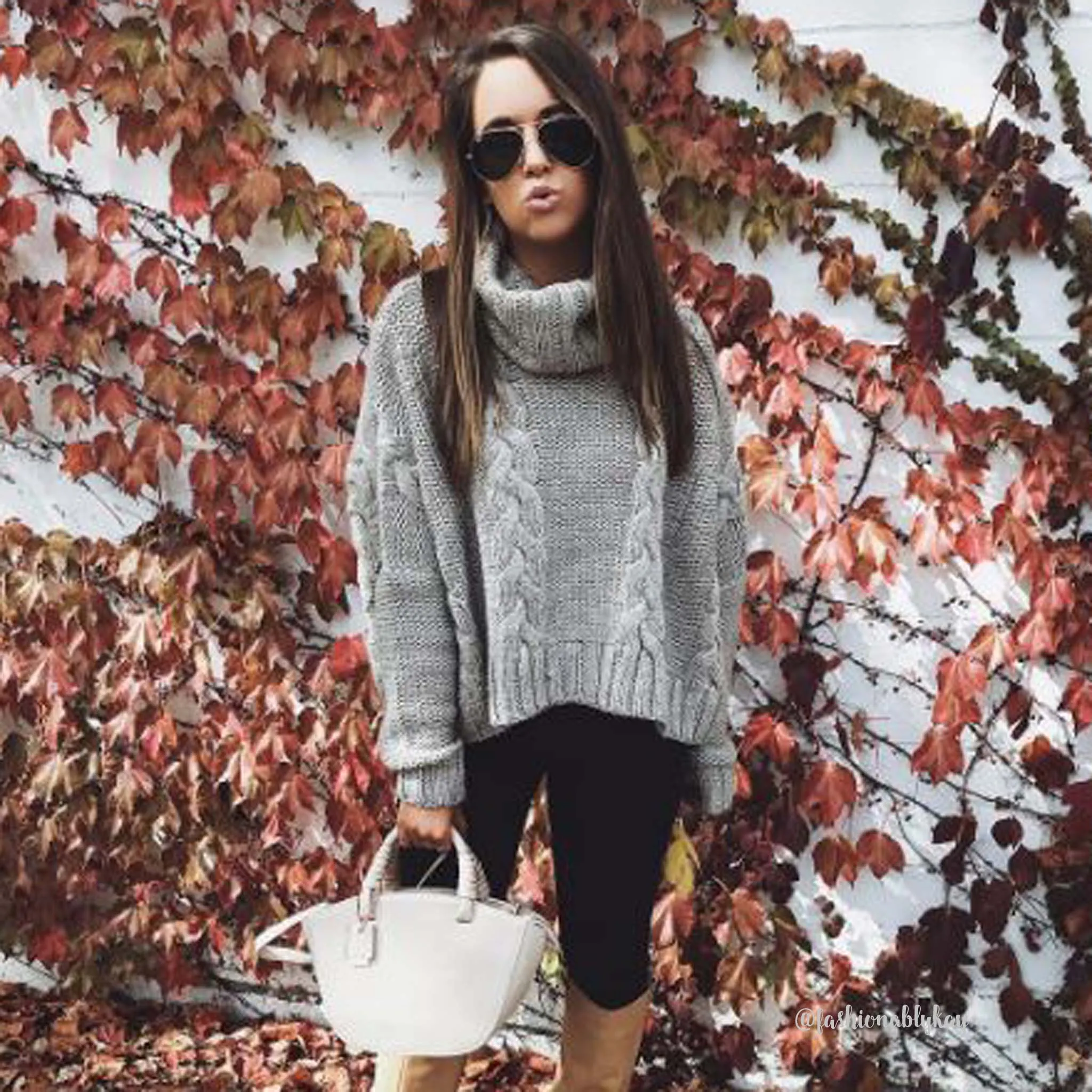 Spool Lux Storm   Cable Sweater