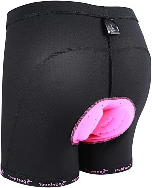 Sportneer Cycling Shorts for Women - 3D Padded Bike Shorts Cycling Underwear, Bicycle Road Biking Cycle Shorts for Women