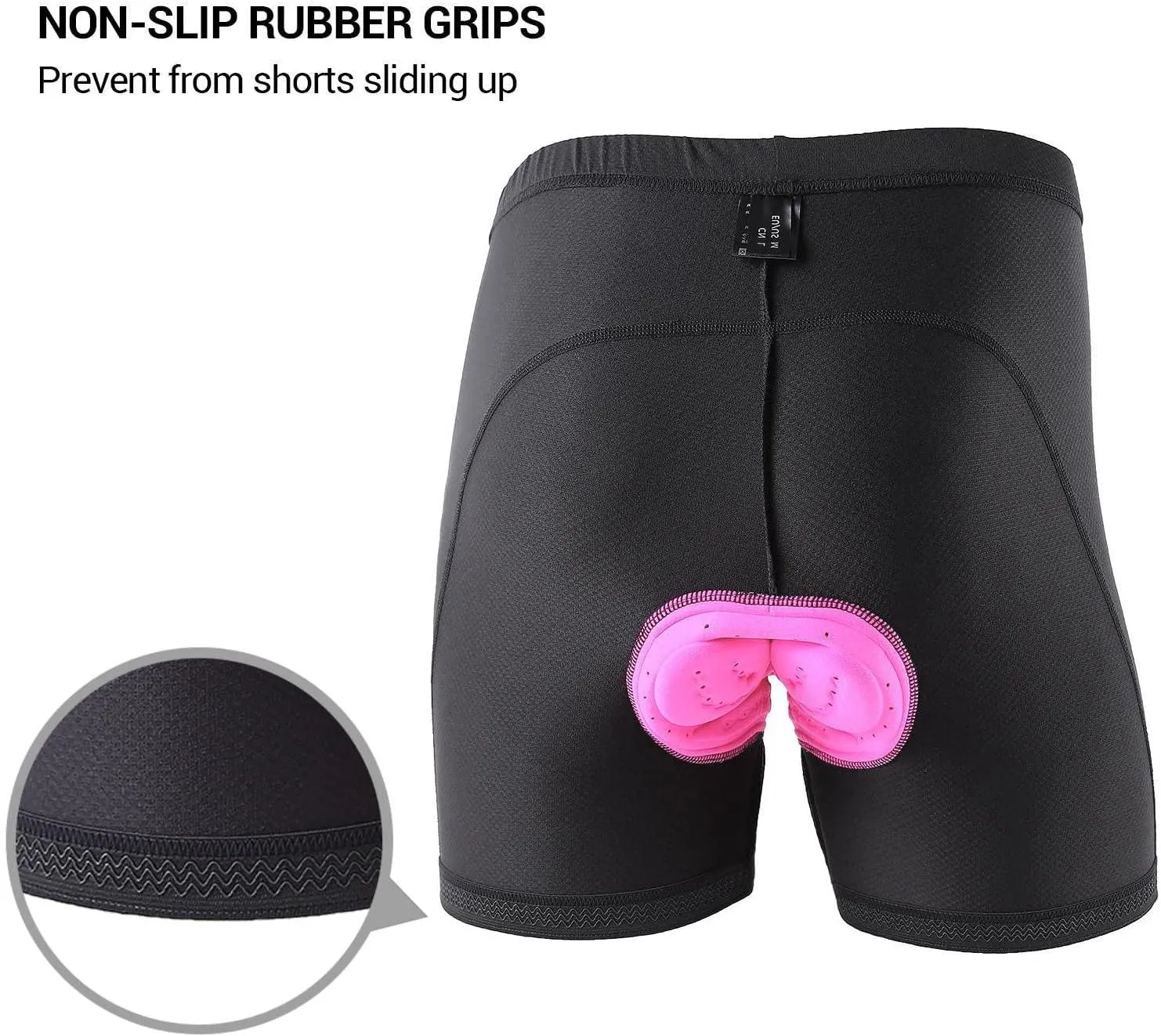 Sportneer Cycling Shorts for Women - 3D Padded Bike Shorts Cycling Underwear, Bicycle Road Biking Cycle Shorts for Women
