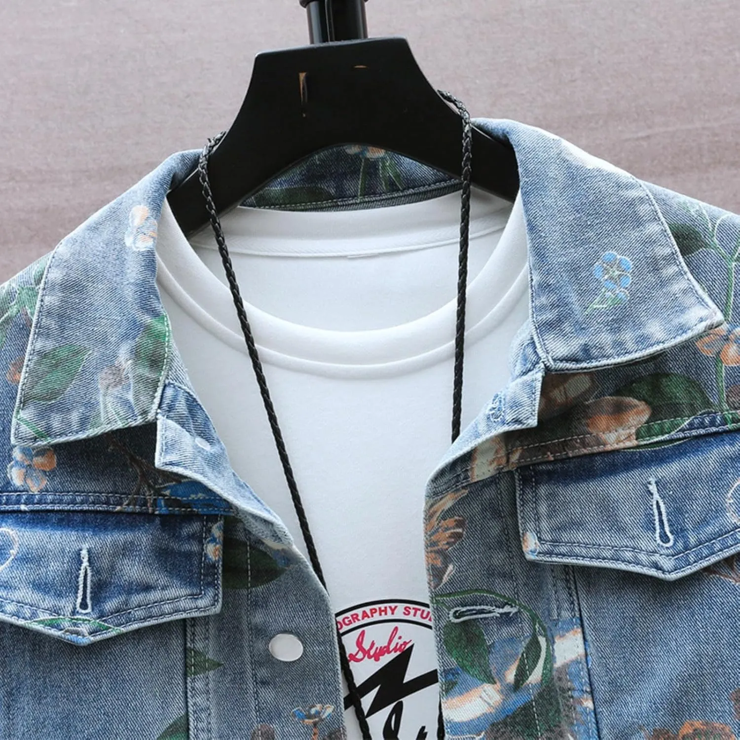 Spring Men's Denim Jacket Coat