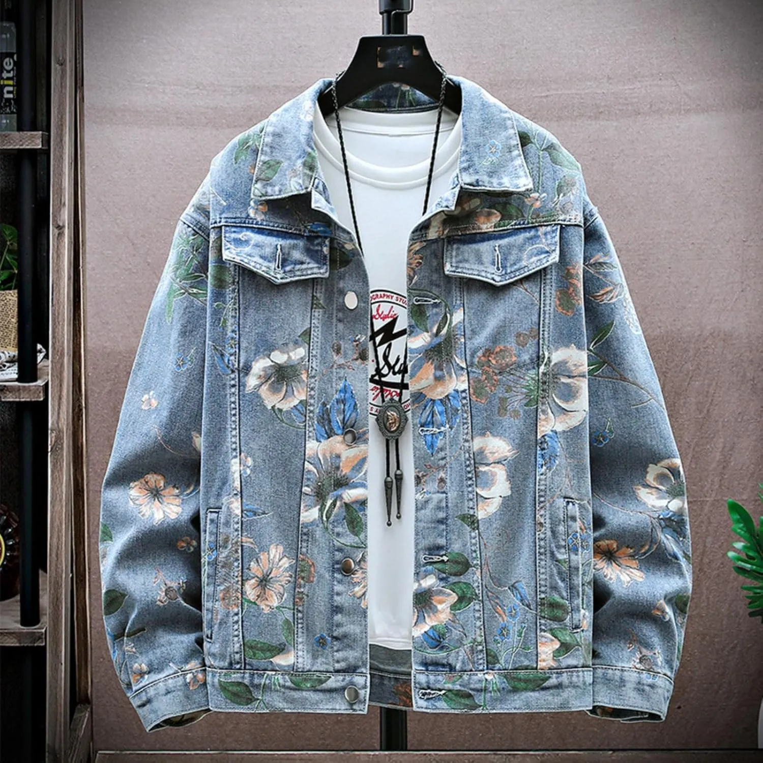 Spring Men's Denim Jacket Coat