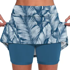 Summer Skirts for Women 2025,Womens Trendy Skorts with Pockets Tummy Control Baggy Skorts Mid Waist Culottes Short Skirt
