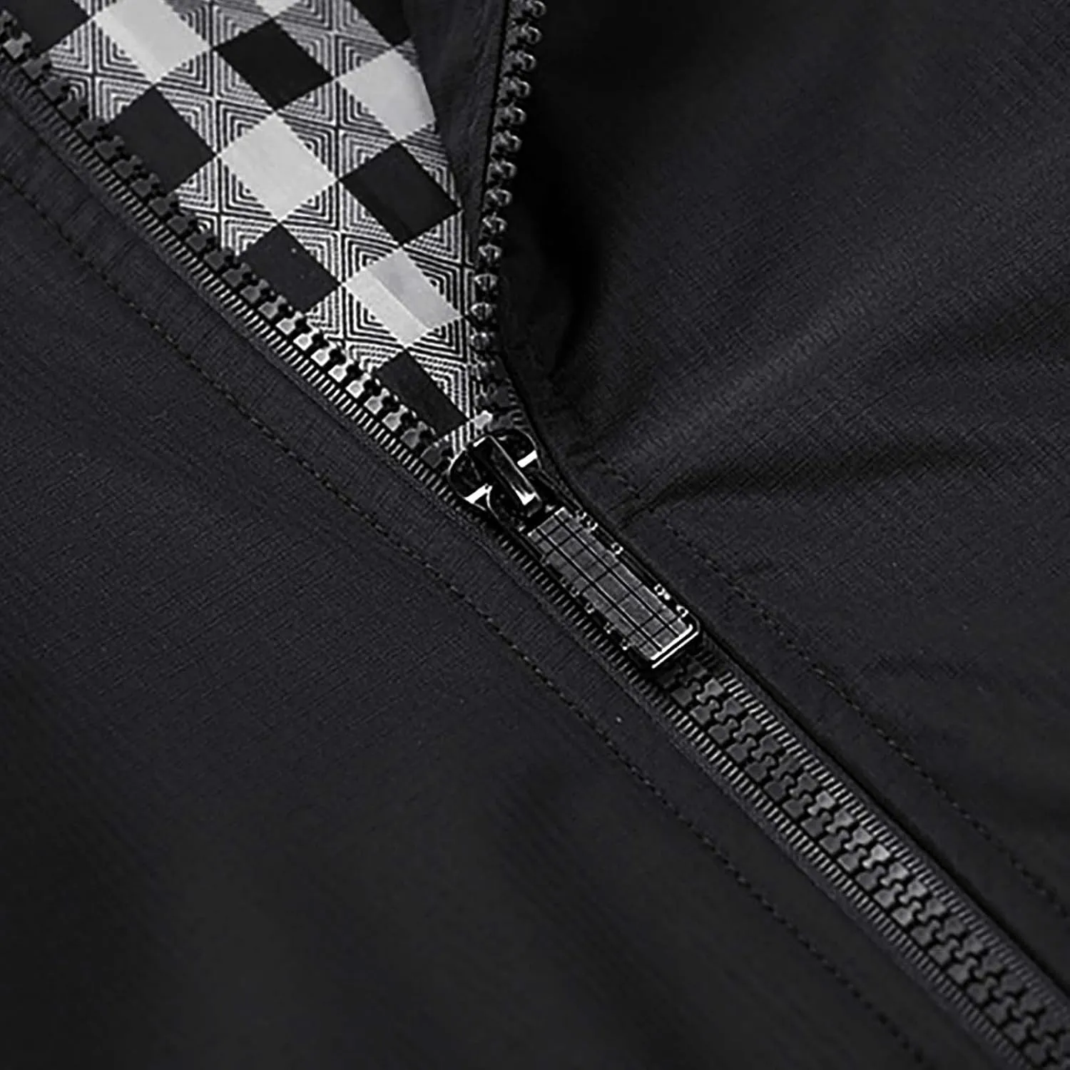 SUWBMHWE Men's Casual Shell Jacket Zip Up Windbreaker Outdoor Recreation Coat Bomber Jacket Coat Fall Winter Jackets for Men