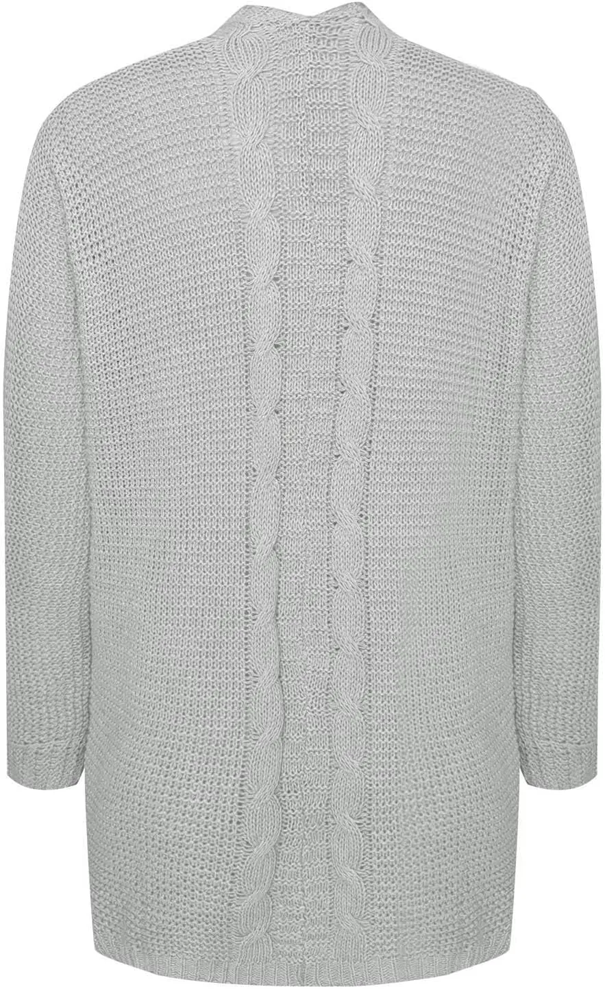 Sweater Cardigan for Women 2024 Chunky Cable Knit Sweaters Open Front Lightweight Trendy Fall Outfits