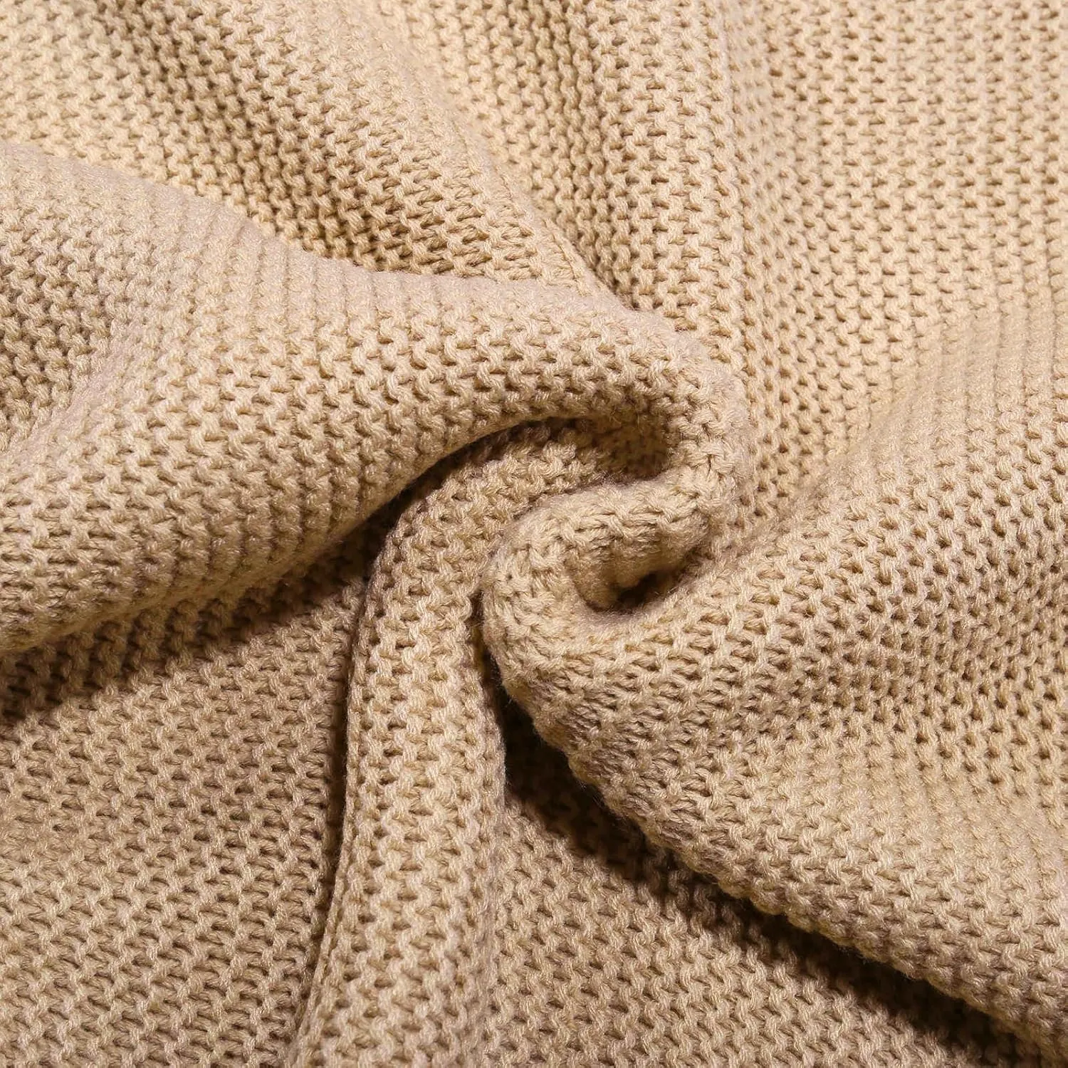 Sweaters for Women Chunky Knit Solid Color Crew Neck Long Sleeve Soft Lightweight Casual Jumper Tops