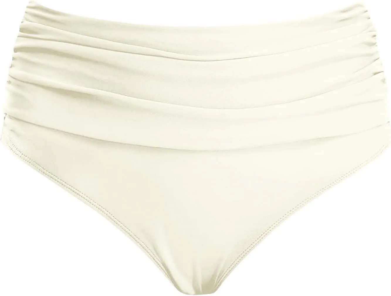 Swim Shorts Women High Waisted Bikini Bottom Ruched Bathing Suit Swim Bottom