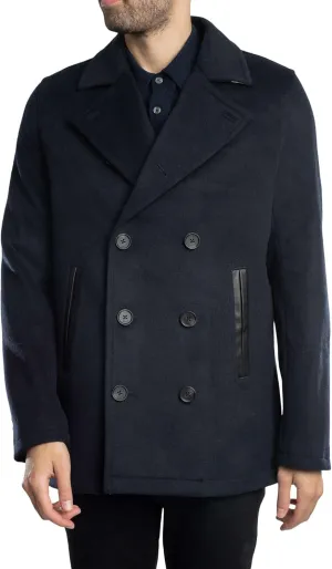 Ted Baker Men's Aldovie Peacoat Jacket, Navy