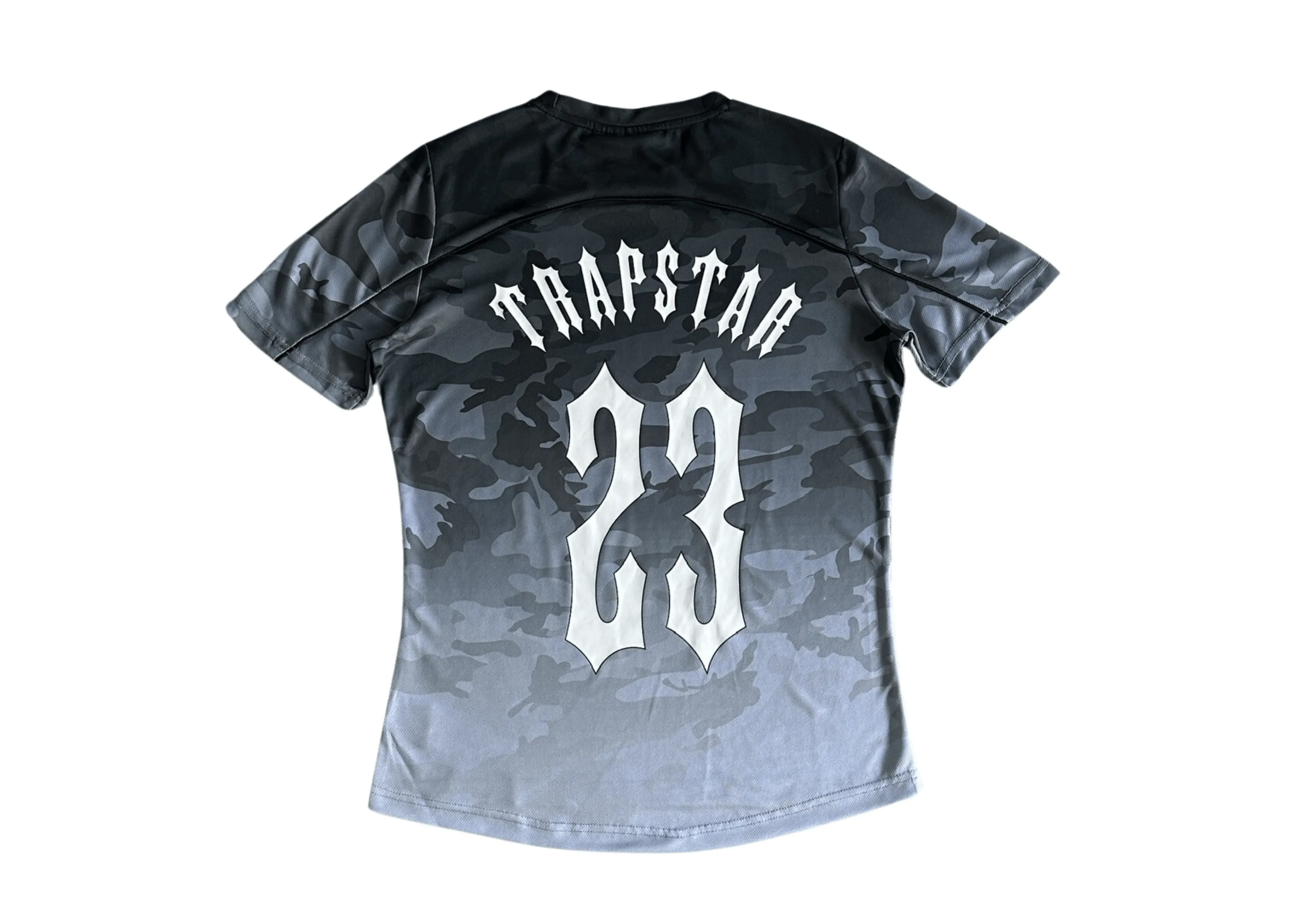 TRAPSTAR - FOOTBALL BLACK/GREY CAMO T-SHIRT