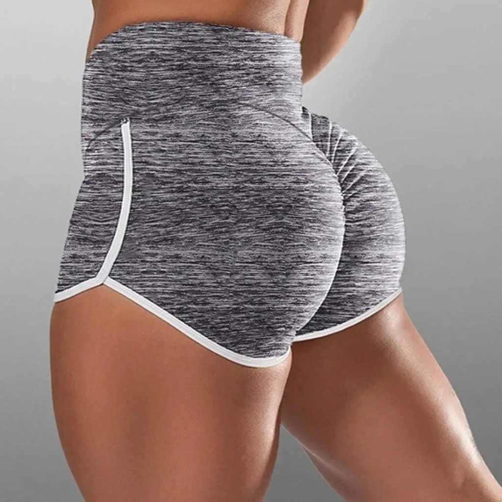 Tummy Control Biker Shorts for Women Workout Shorts Scrunch Butt Lifting High Waisted Yoga Gym Running Short Pants
