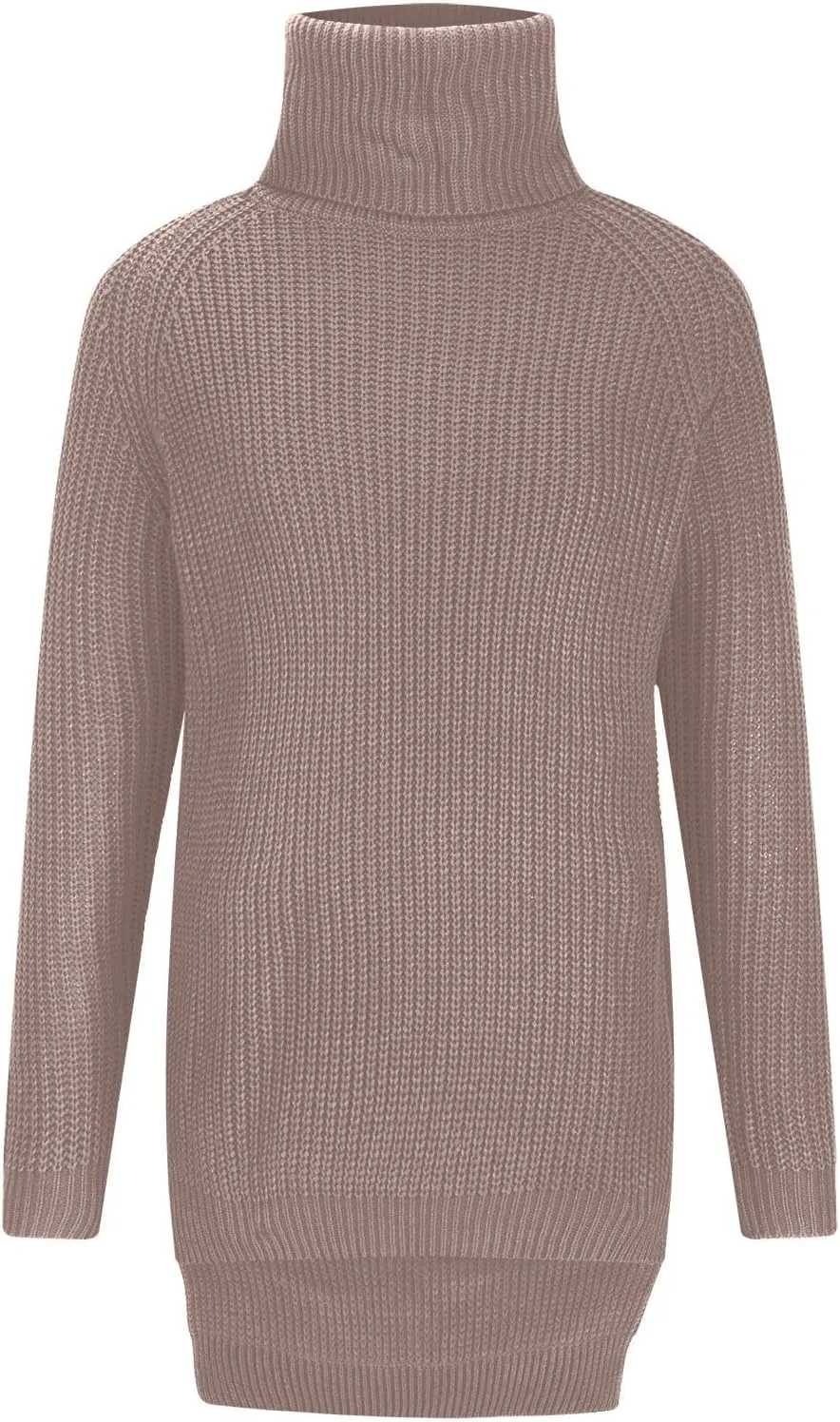 Turtleneck Sweater Women Chunky Knit Sweater Fall Winter Sweaters Cable Weaving Long Sleeve Pullover Thermal Sweater