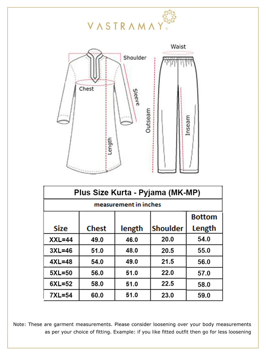 Vastramay Black Cotton Kurta Set
