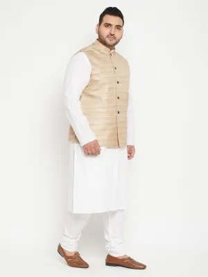 VASTRAMAY Men's Plus Size Kurta Set