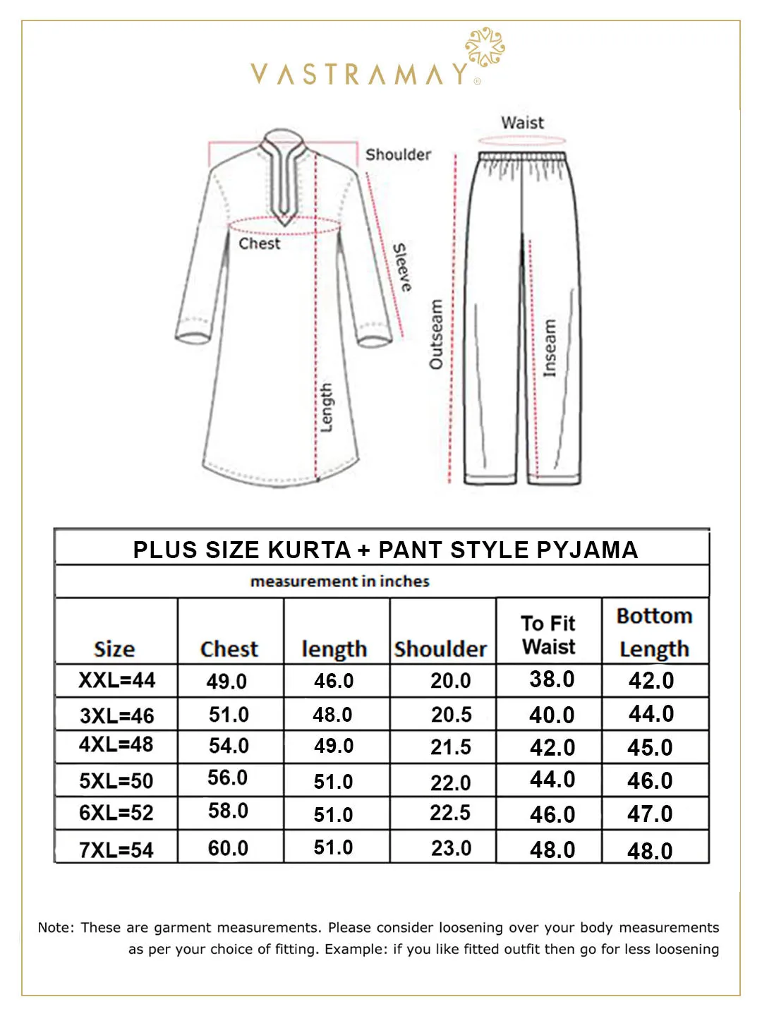 VASTRAMAY White Chikankari Embroidered Kurta Set