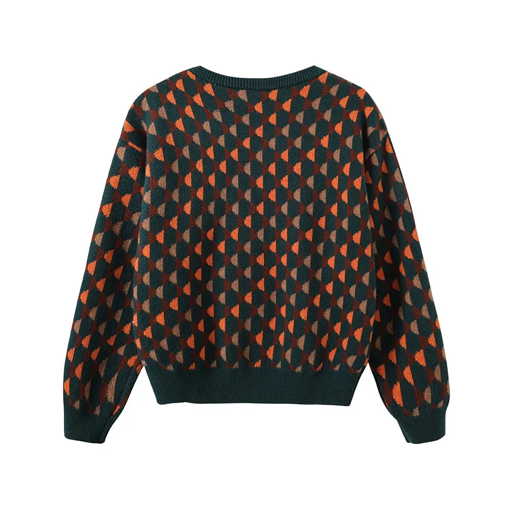 Vauva FW23 - Boys Cotton Long Sleeve Pocket Crewneck Sweatshirt (Green)