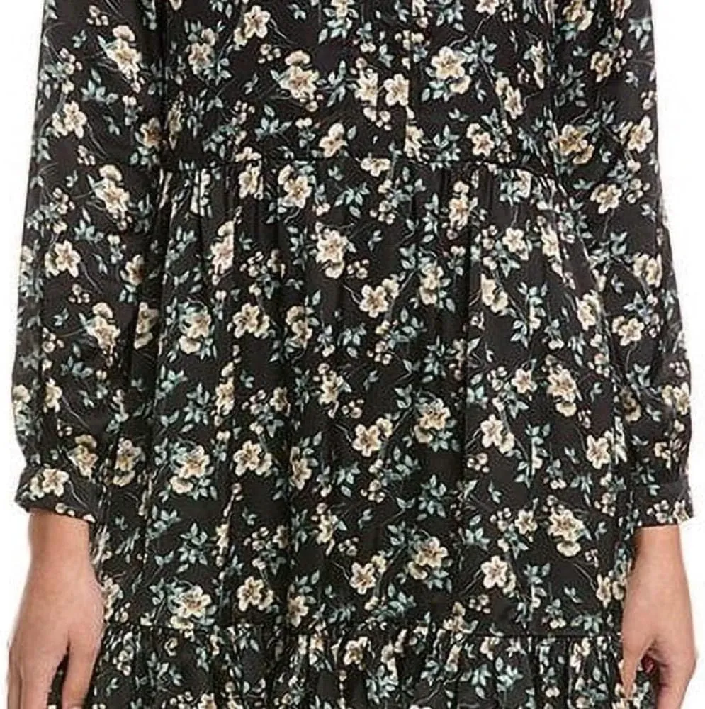 Vince Camuto Womens Mini Floral Print Sheath Dress