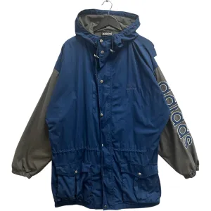 Vintage Adidas Full Zip Hooded Long Jacket