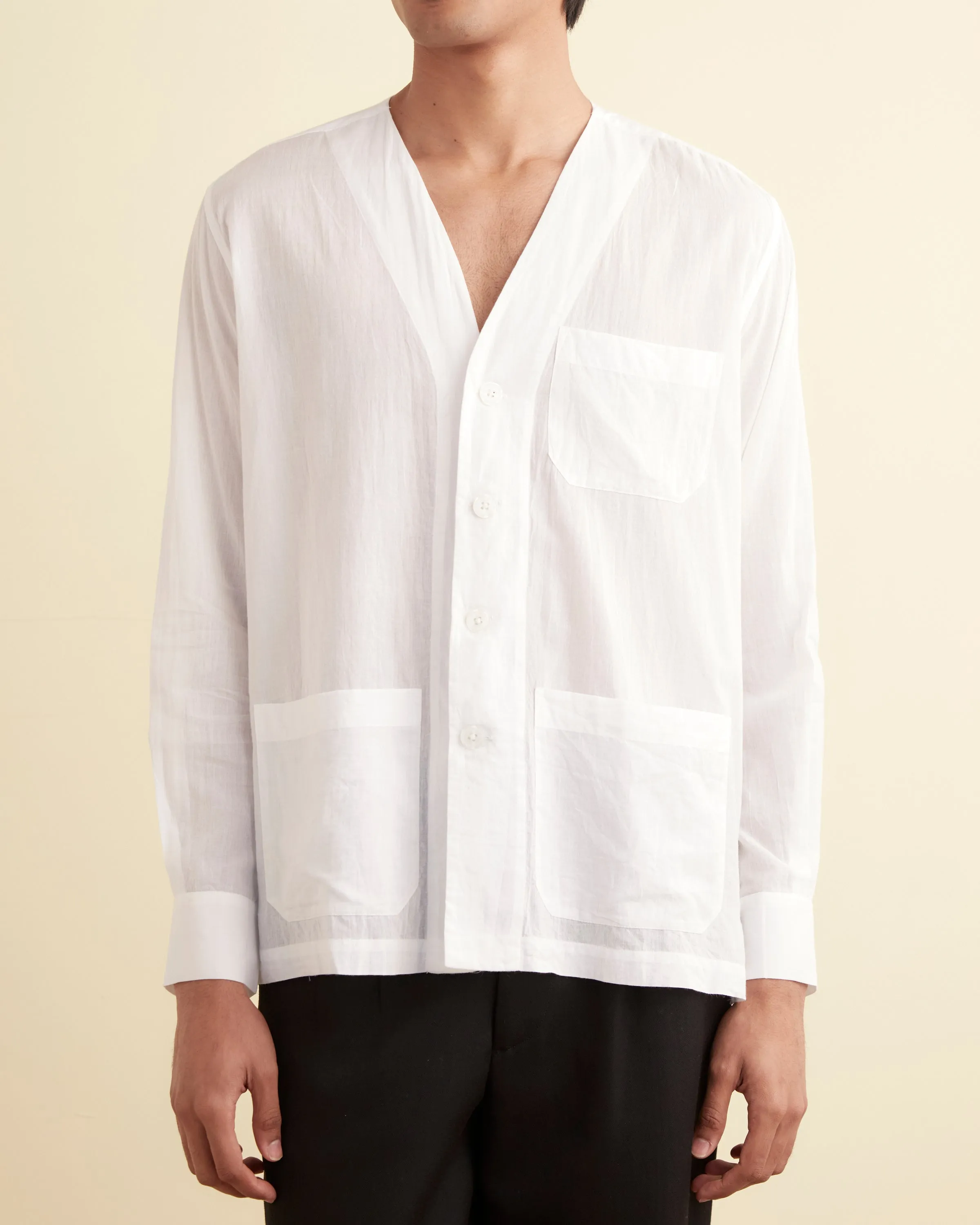 Voile Roberto Shirt - White