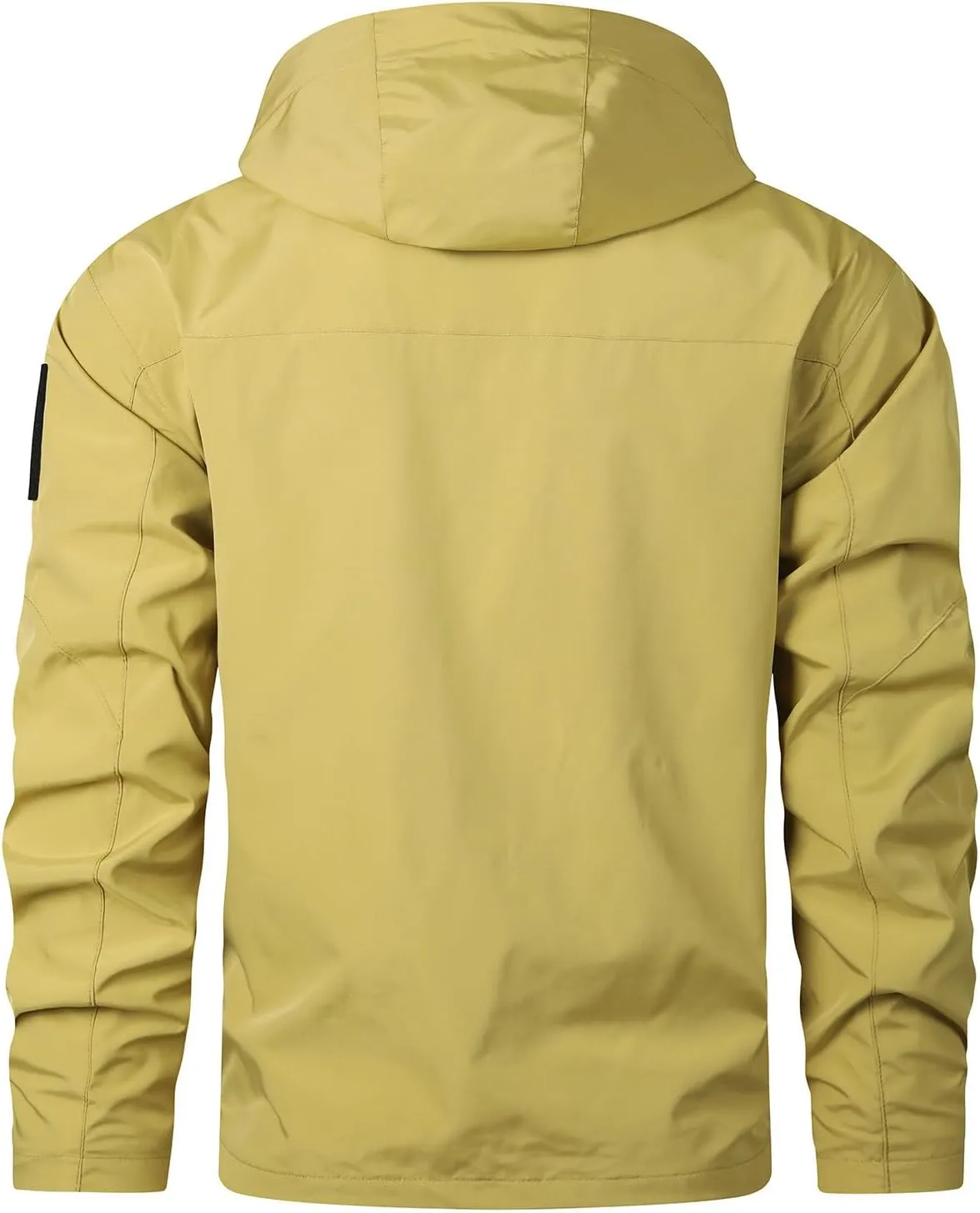 Waterproof Winter Coats For Men Casual Outdoor Windbreaker Fashion Long Sleeve Windproof Rain Jackets With Pockets