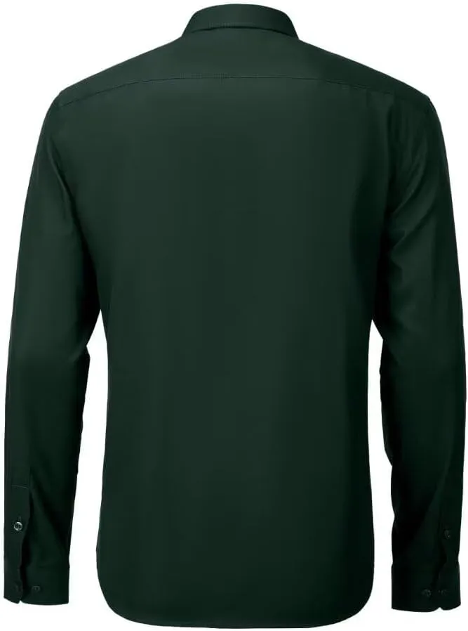 Wehilion Men's Dress Shirts Slim Fit,Dress Homecoming Shirts for Men Long Sleeve Stretch Business Men Dress Shirt