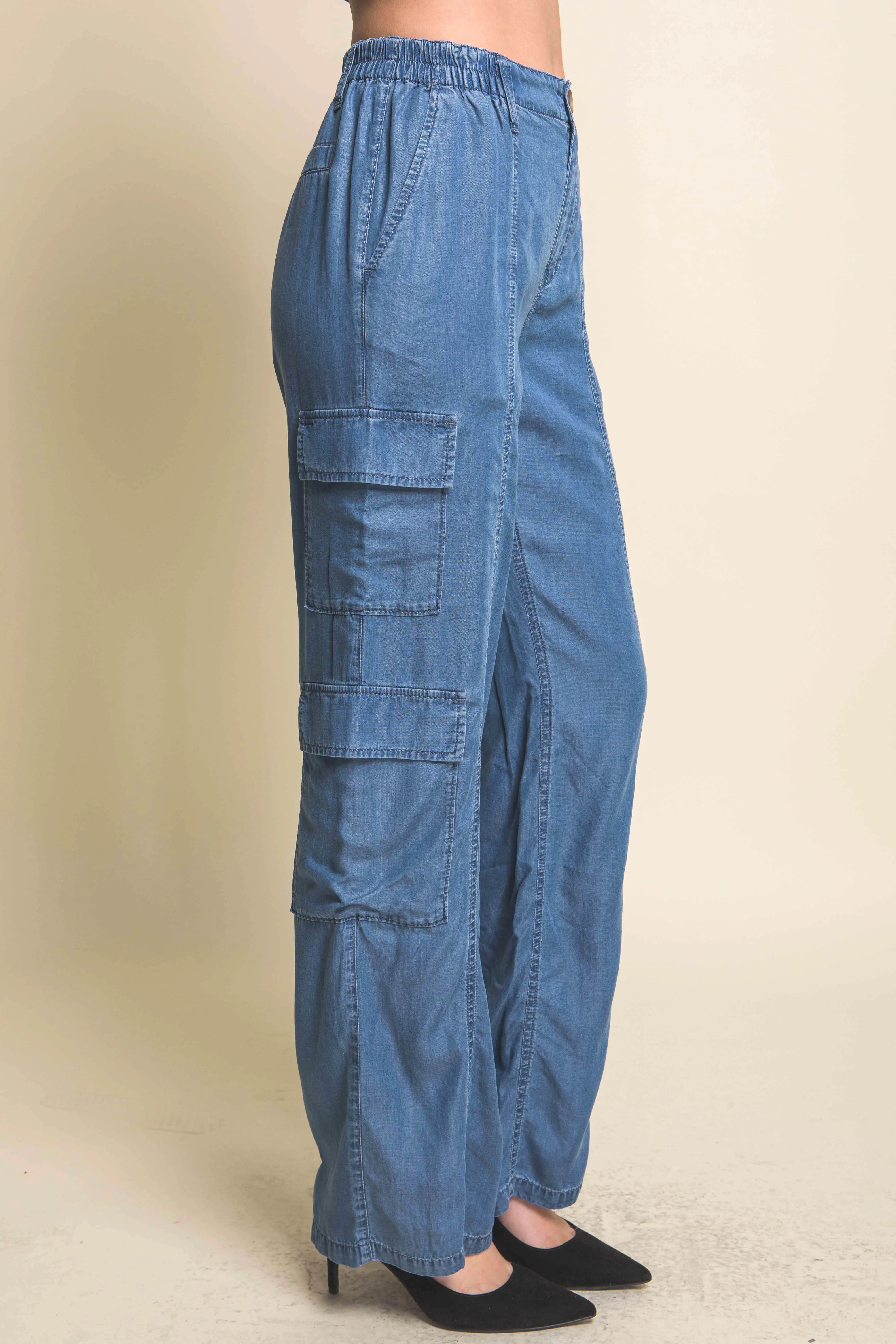 Wide Leg Cargo Pants