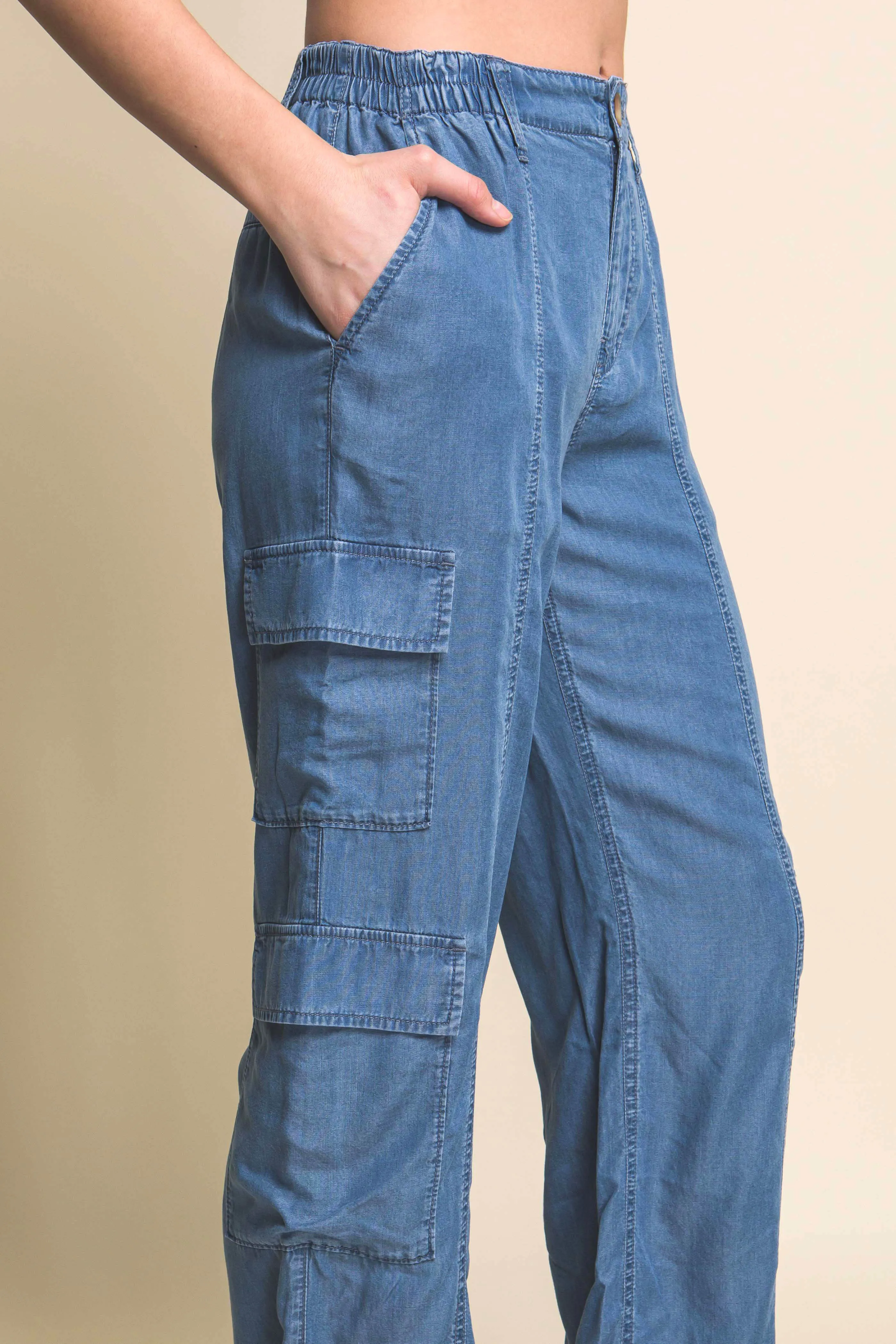 Wide Leg Cargo Pants