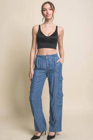 Wide Leg Cargo Pants