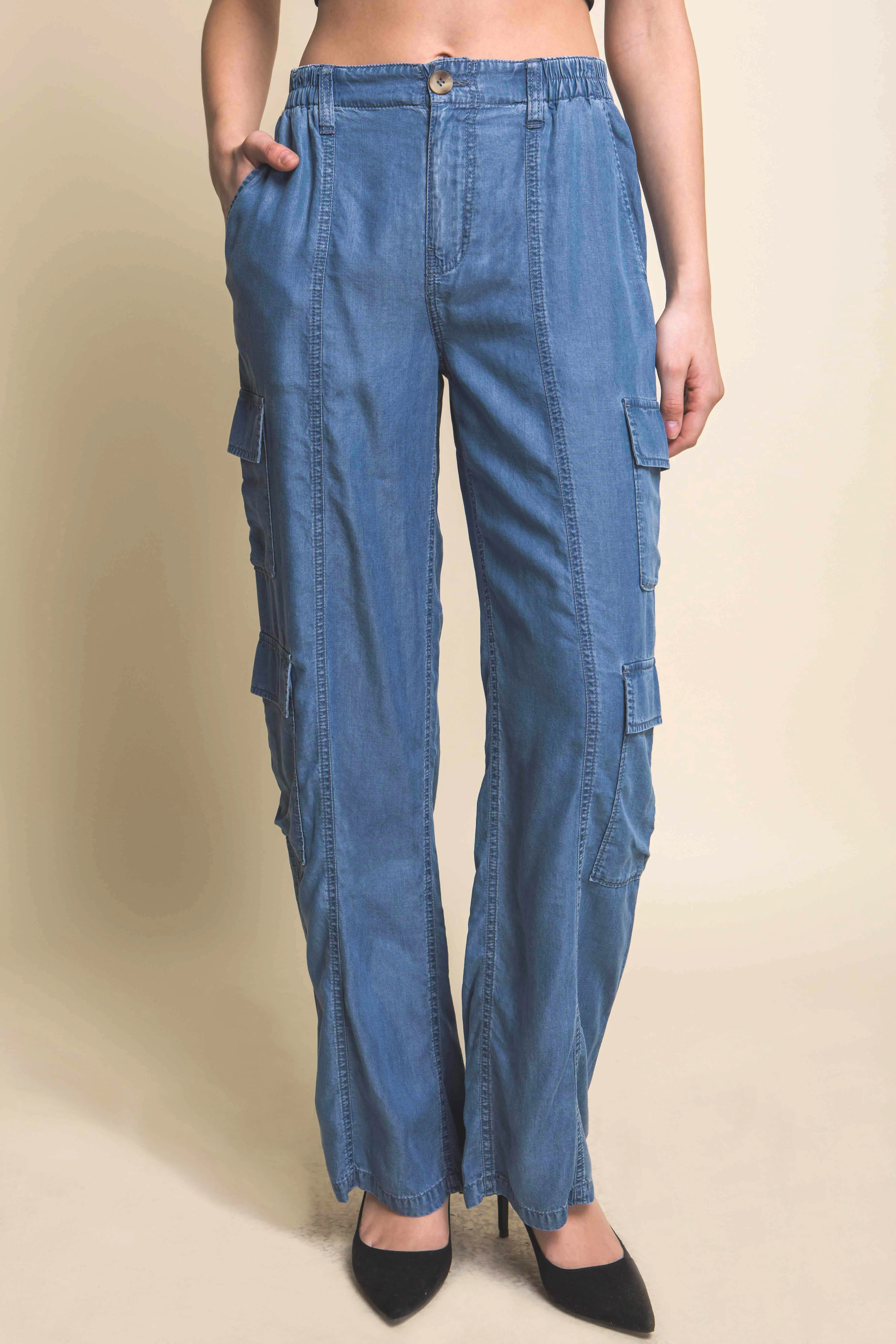 Wide Leg Cargo Pants