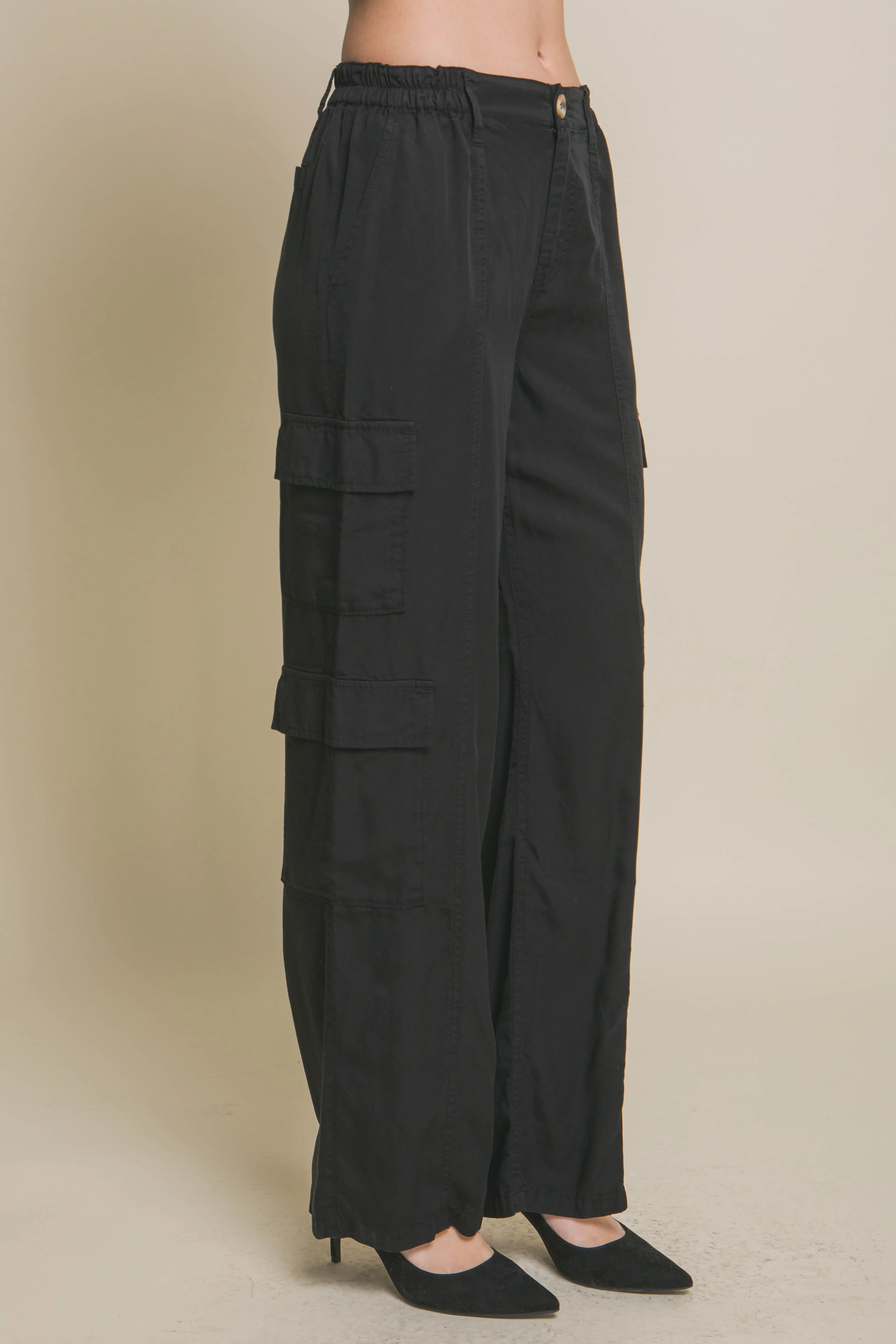 Wide Leg Cargo Pants