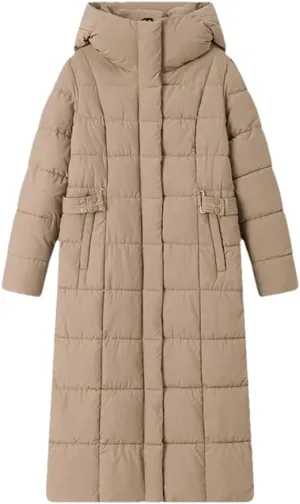 Winter Down Jacket Women's Slim Hooded Mid-Length Thickened Down Jacket Long Parka