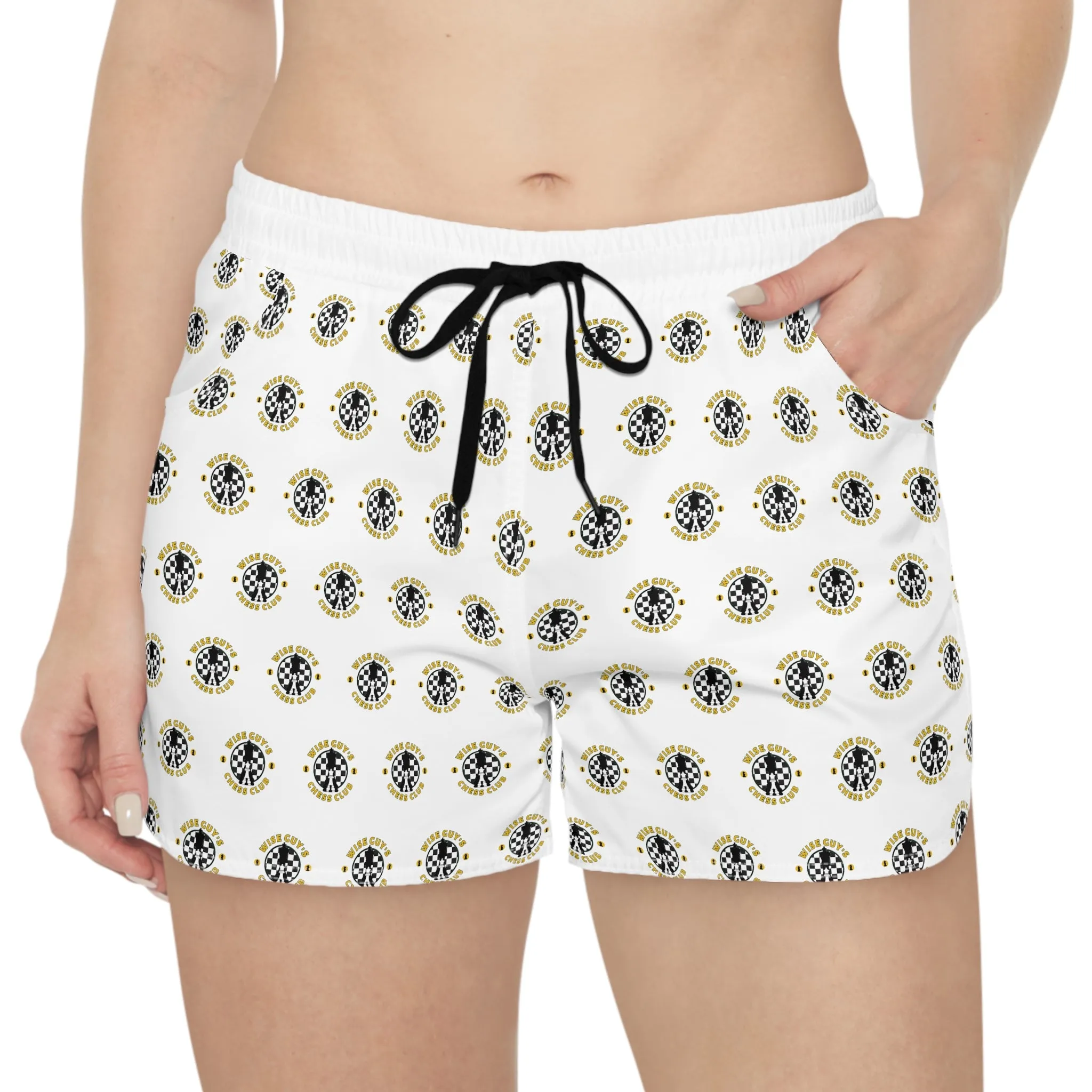 Wise Guy's Chess Club Women's Casual Shorts (AOP)