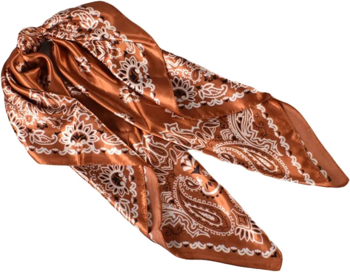 Women Casual Scarf Silk Flower Printed Silk Scarf Printing Square Scarf Turban Print Soft Shawl Wrap Scarf Scarves
